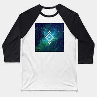 Nebula/geometry Baseball T-Shirt